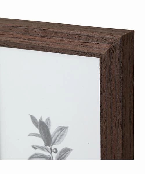 Natural Photo Frame 4 Windows Brown X Natural