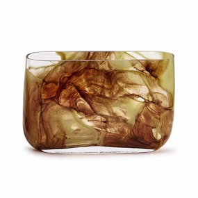 Natural Swirl Blown Vase - Smallhome decor ,wall decor 