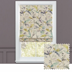 Naura Printed Cotton Made to Measure Roman Blinds Lemon Naturalhome decor ,wall decor 