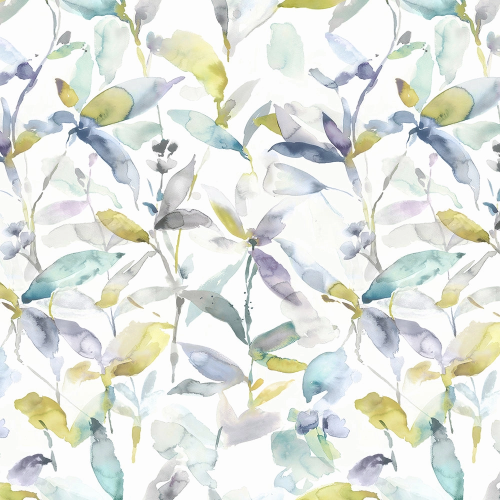 Naura Printed Cotton Made to Measure Roman Blinds Lemon Natural
