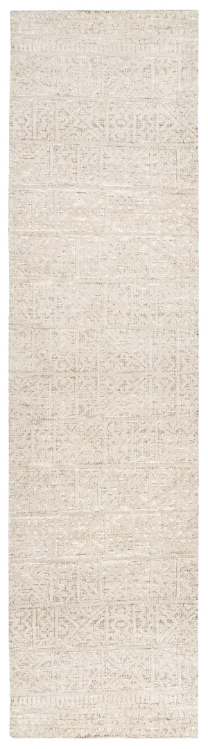 Neewa Beige and Ivory Runner Rug *NO RETURNS UNLESS FAULTYmodern color block patchwork rug