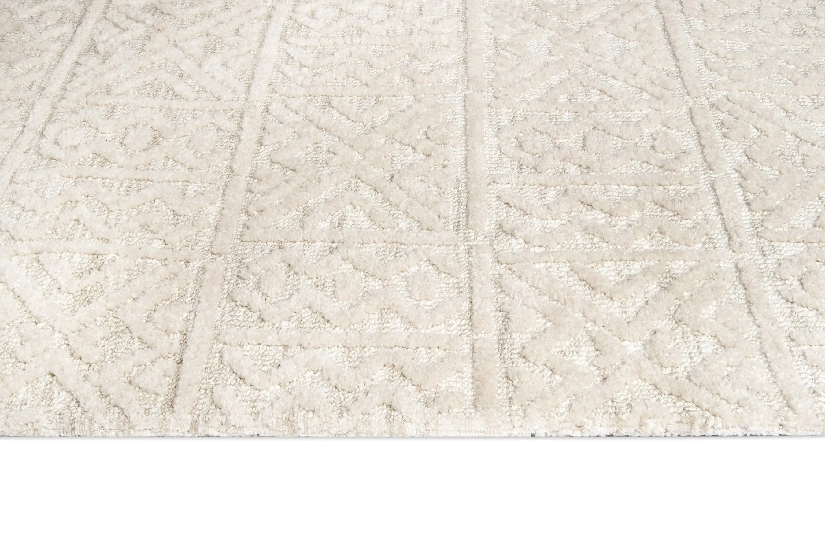 Neewa Beige and Ivory Runner Rug *NO RETURNS UNLESS FAULTY