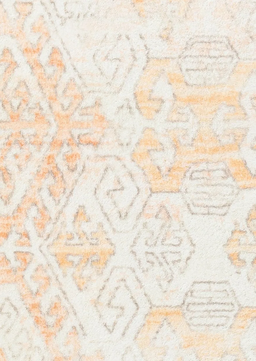 Neride Orange Washable Runner Rug *NO RETURNS UNLESS FAULTY