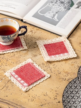 Neutral Harmony Lace - Set of 6 - Smallmodern kitchen decor ,kitchen dinner set ,dinnerware 