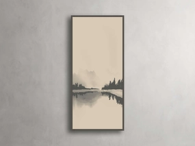 Neutral Horizon III Framed Printnordic style wall decor