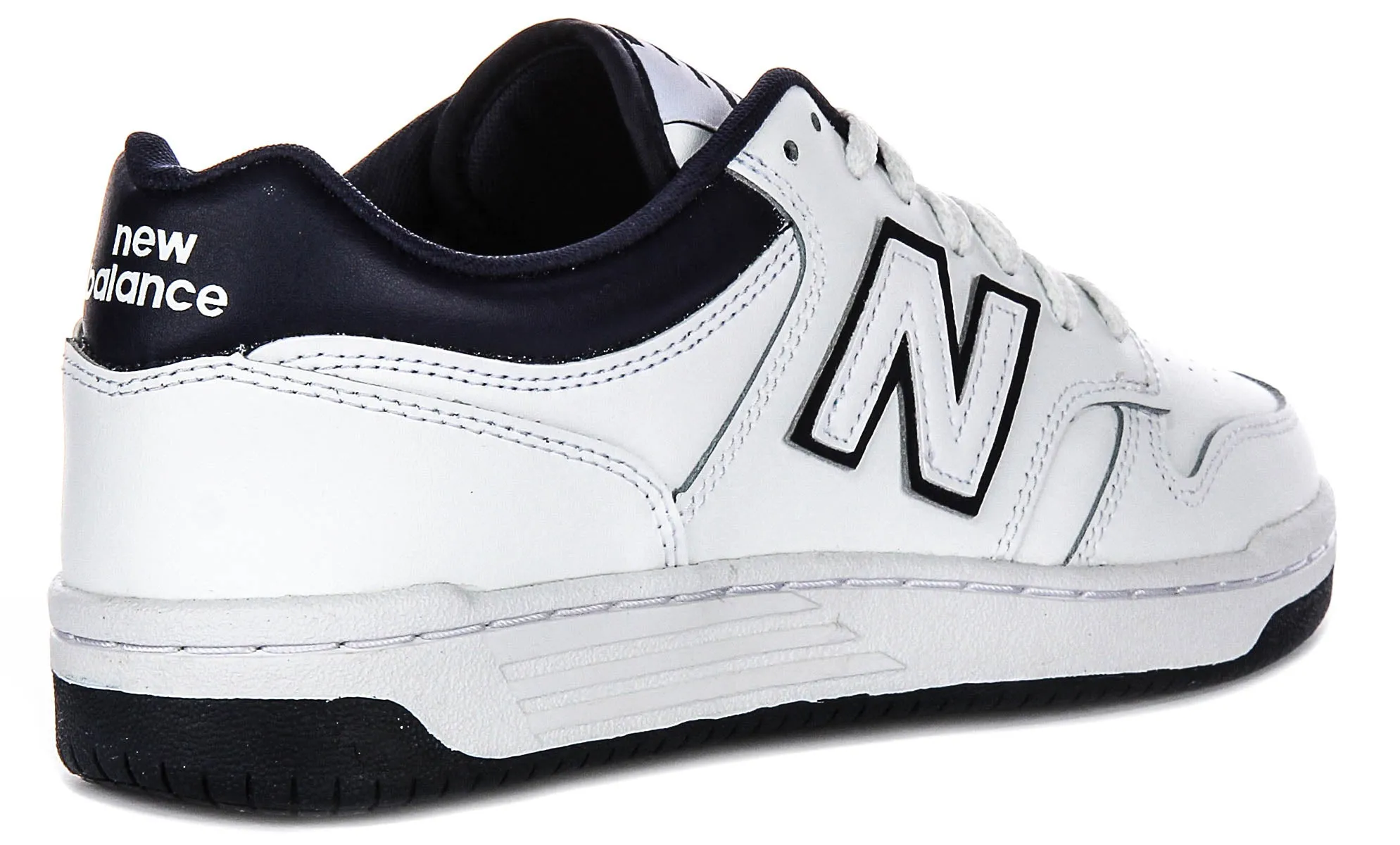 New Balance BB 480Lwn In White Navy Shoes New Balance