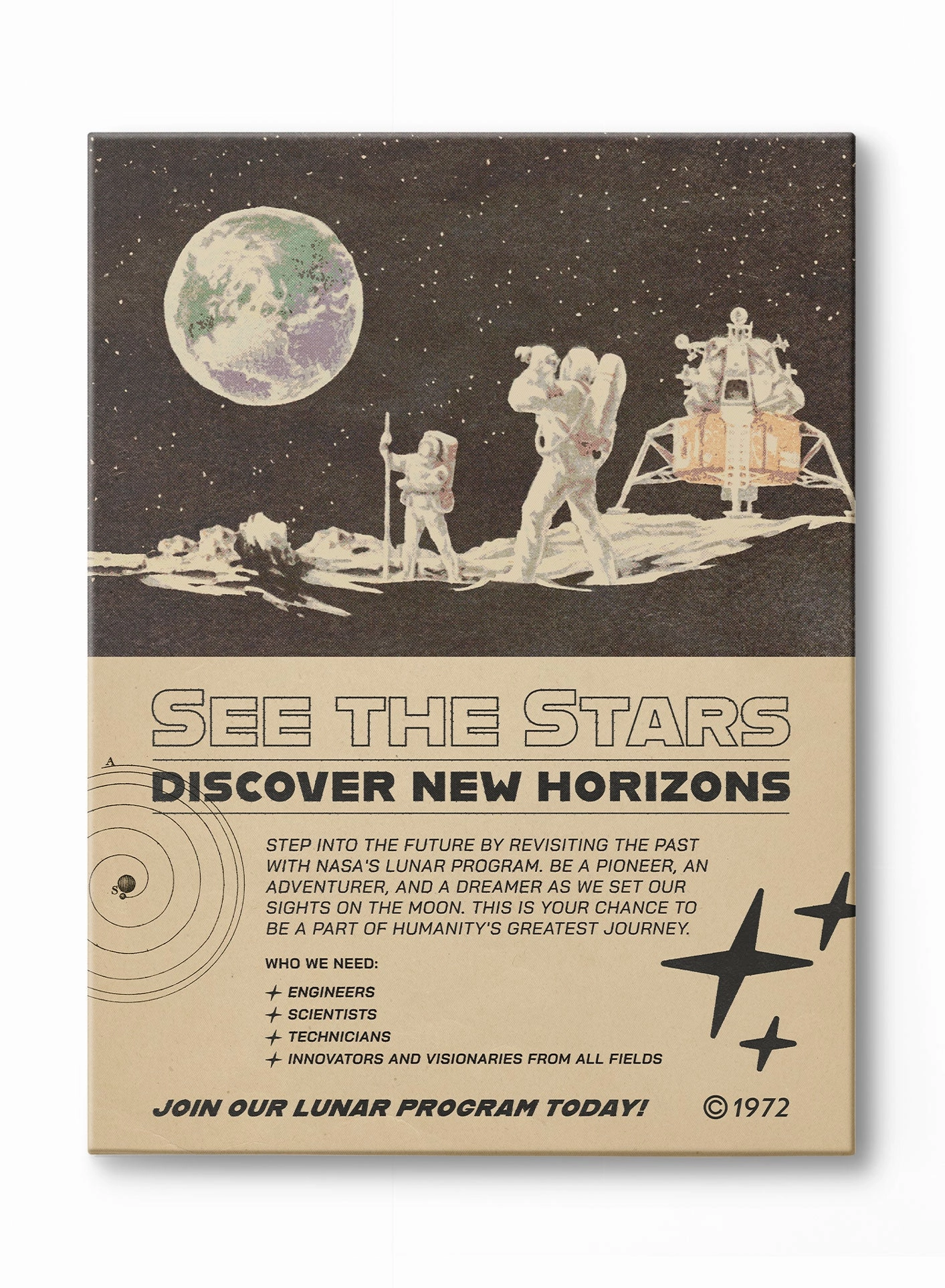 New Horizons, Canvasindoor decorative canvas print