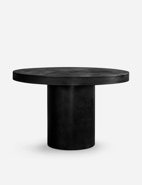 Niel Indoor / Outdoor Round Dining Tableoutdoor wrought iron plant stand