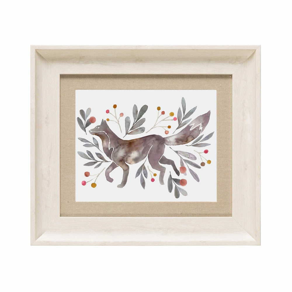 Nishiki Framed Print Birch/Mulberry