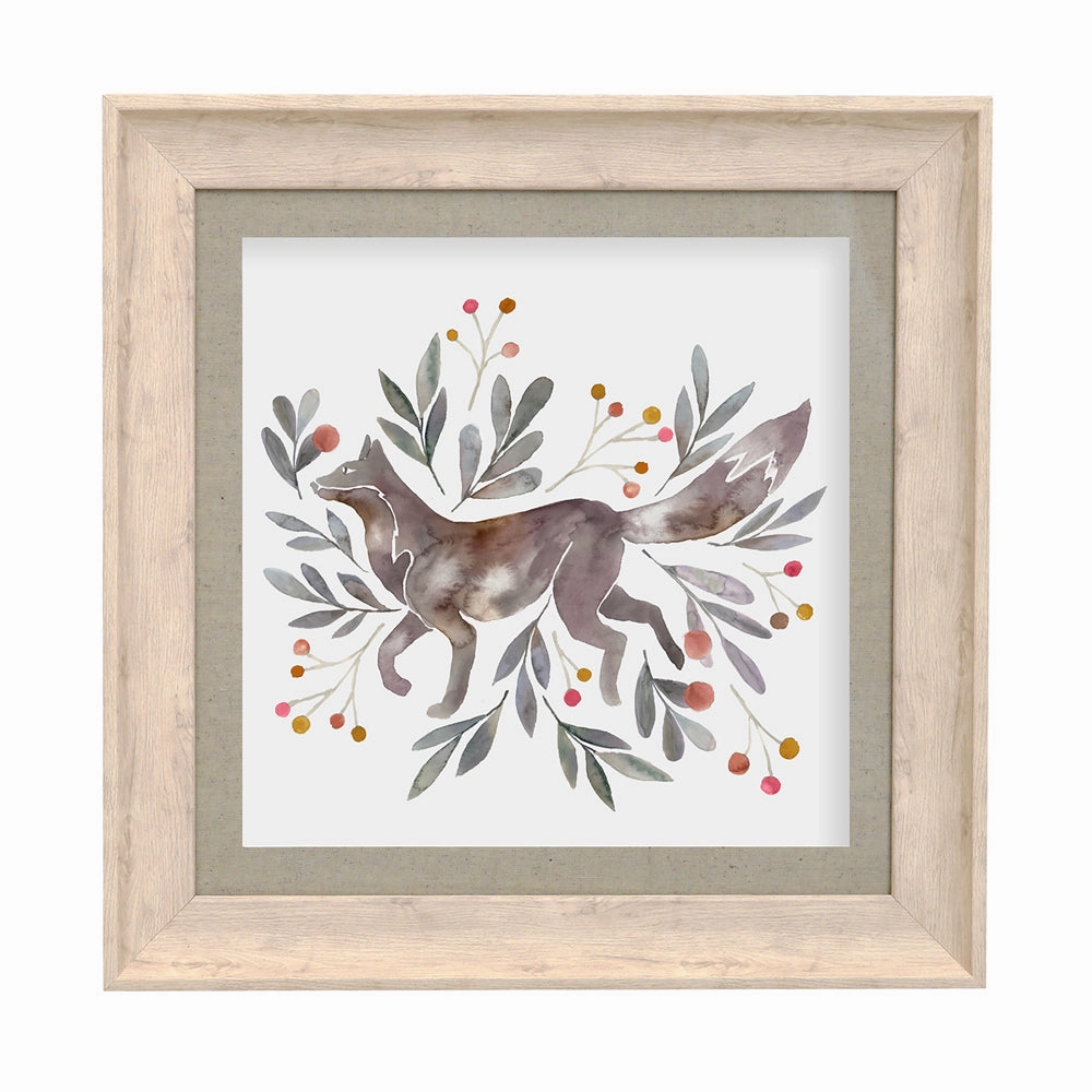 Nishiki Framed Print Birch/Mulberry