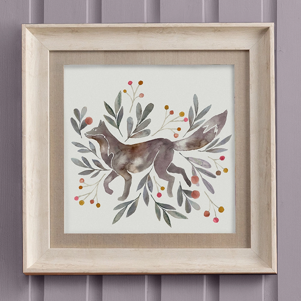 Nishiki Framed Print Birch/Mulberry