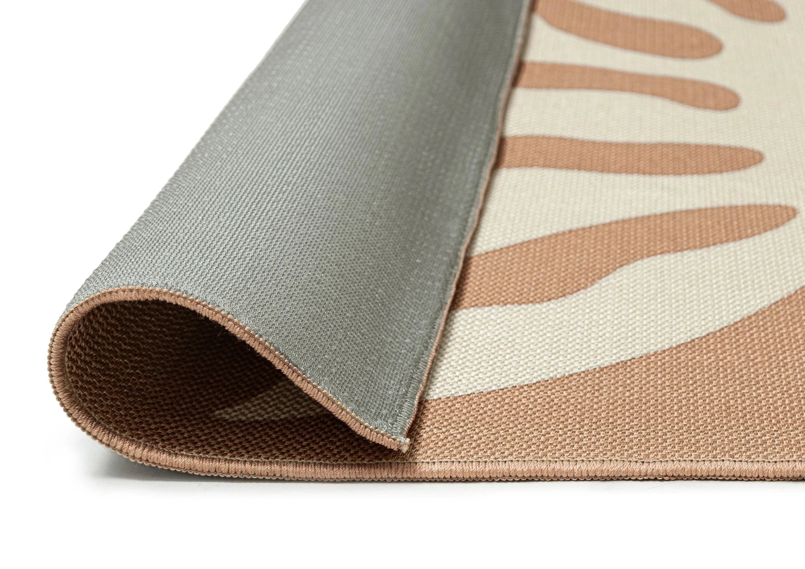 Nitara Beige Graphic Indoor Outdoor Washable Rug *NO RETURNS UNLESS FAULTY