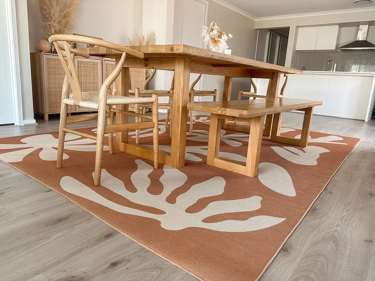 Nitara Beige Graphic Indoor Outdoor Washable Rug *NO RETURNS UNLESS FAULTY
