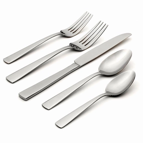 Nocha Satin 20 Piece Flatware Seteco-friendly bamboo fiber tableware set 