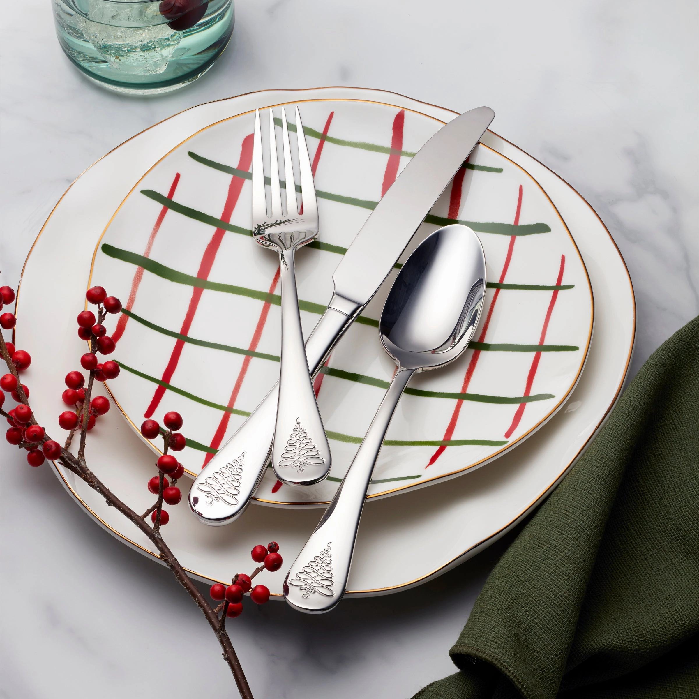 Noella 65 Piece Flatware Set