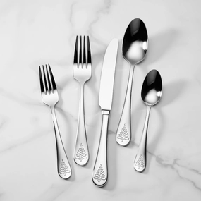 Noella 65 Piece Flatware Seteco-friendly bamboo fiber tableware set 