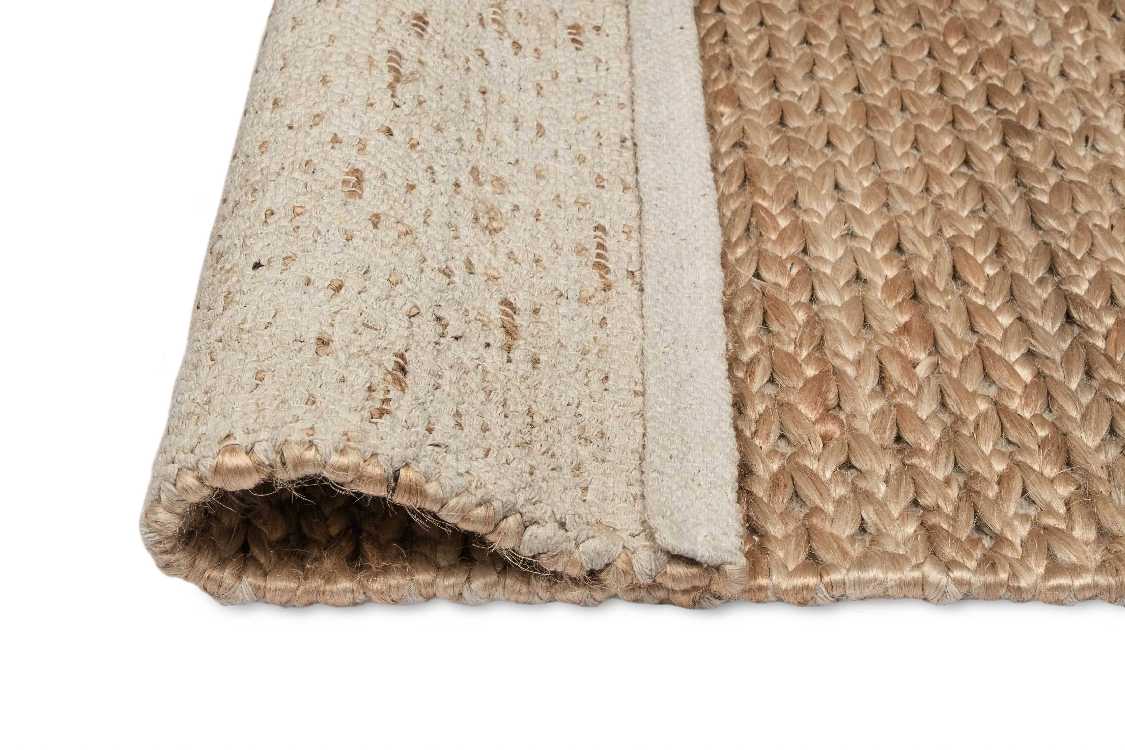 Nora Natural Tan Braided Jute Rug *NO RETURNS UNLESS FAULTY