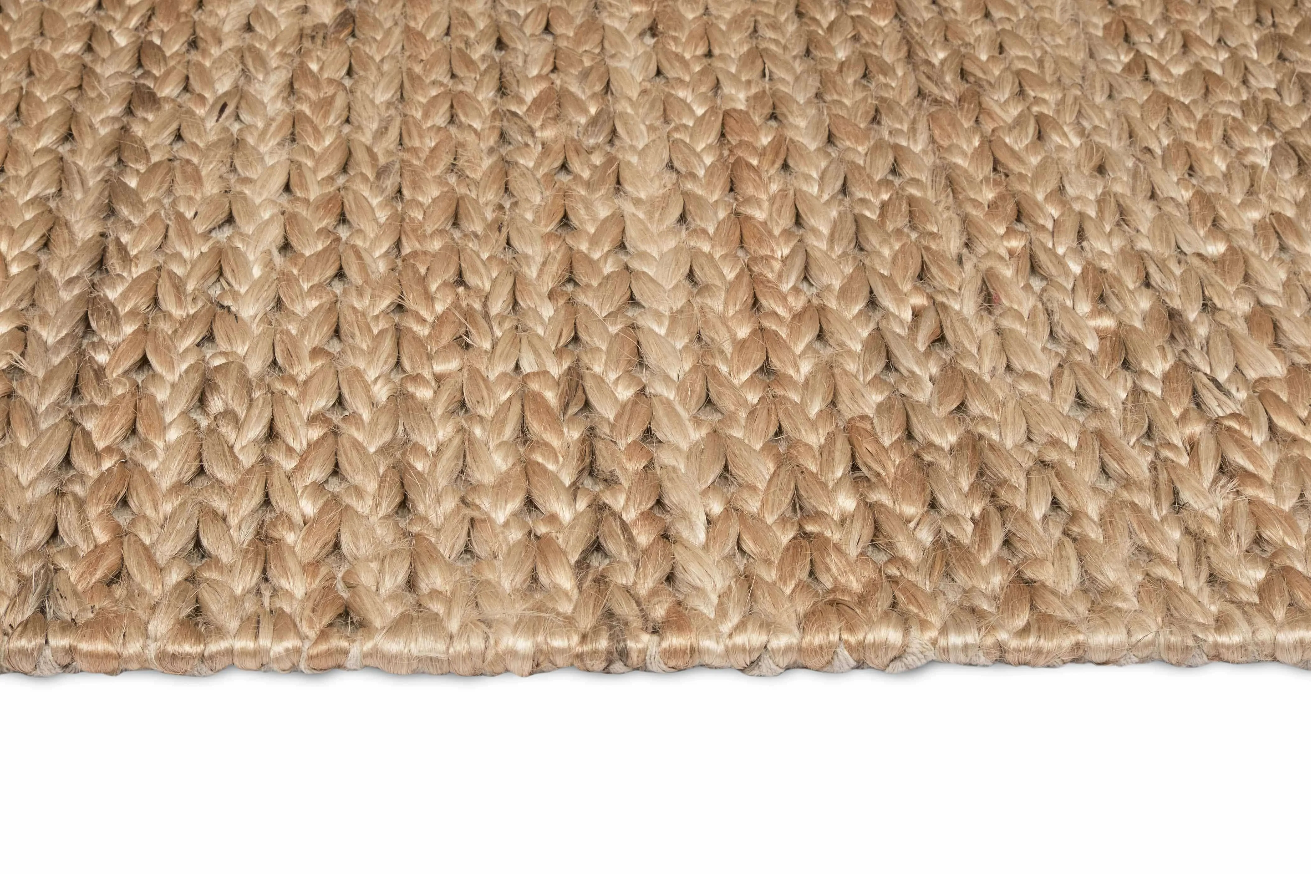 Nora Natural Tan Braided Jute Rug *NO RETURNS UNLESS FAULTY