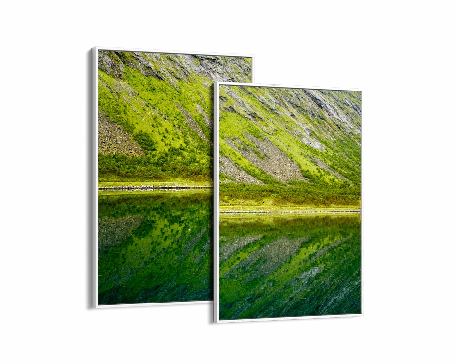 Norway Greens Set Includes Two Prints