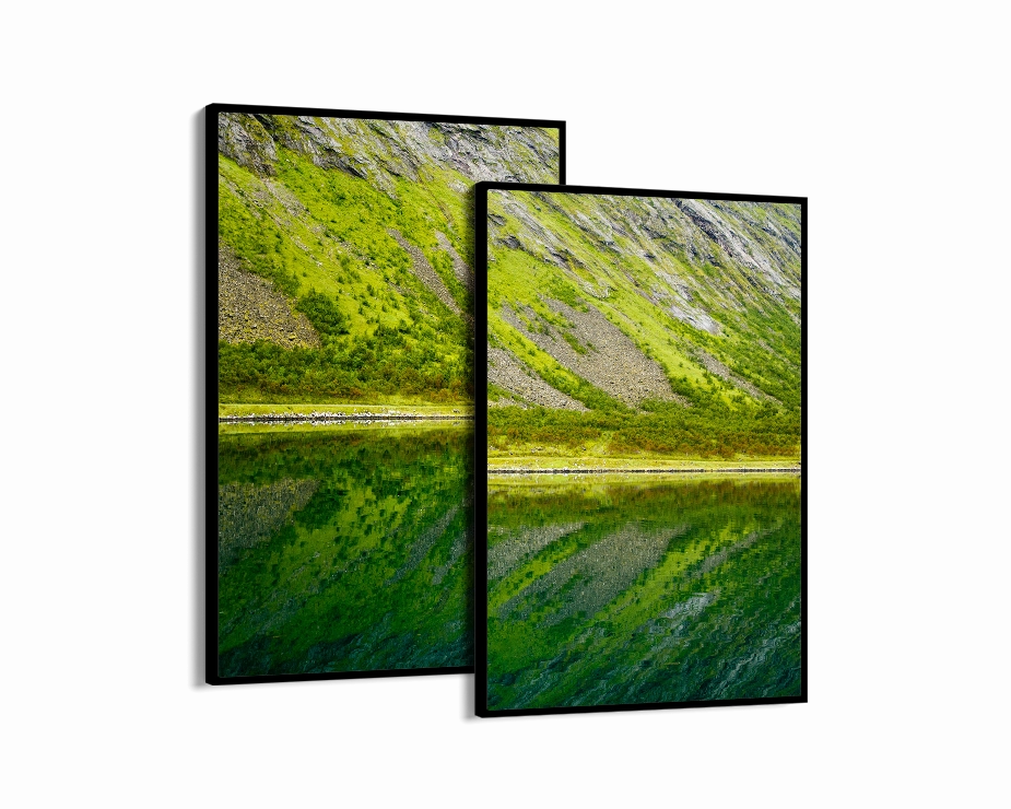 Norway Greens Set Includes Two Prints