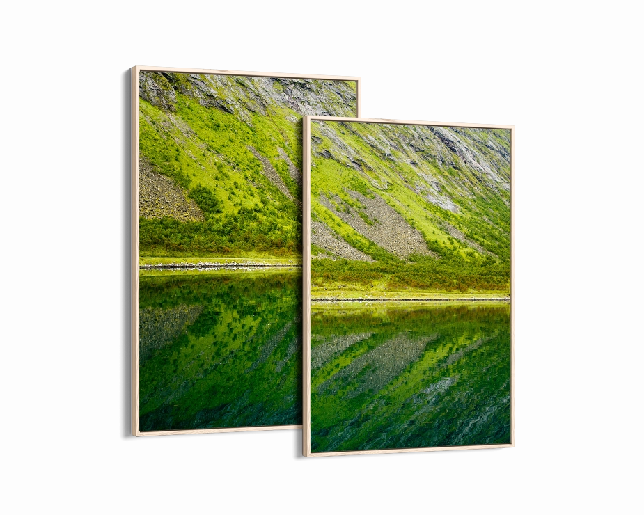 Norway Greens Set Includes Two Prints