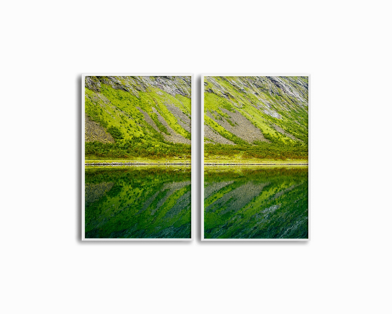 Norway Greens Set Includes Two Prints