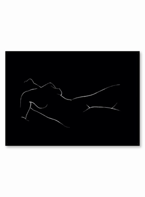 Nude Landscape in Black, Posterpop culture themed posters