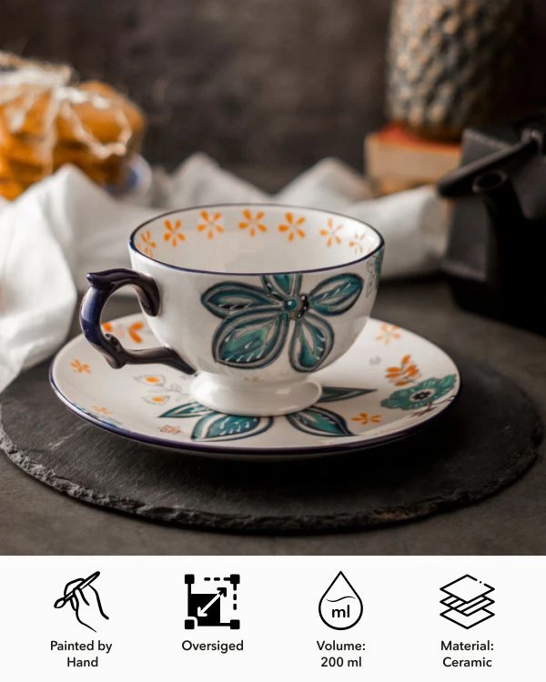 Nuevo Teacup and Saucer
