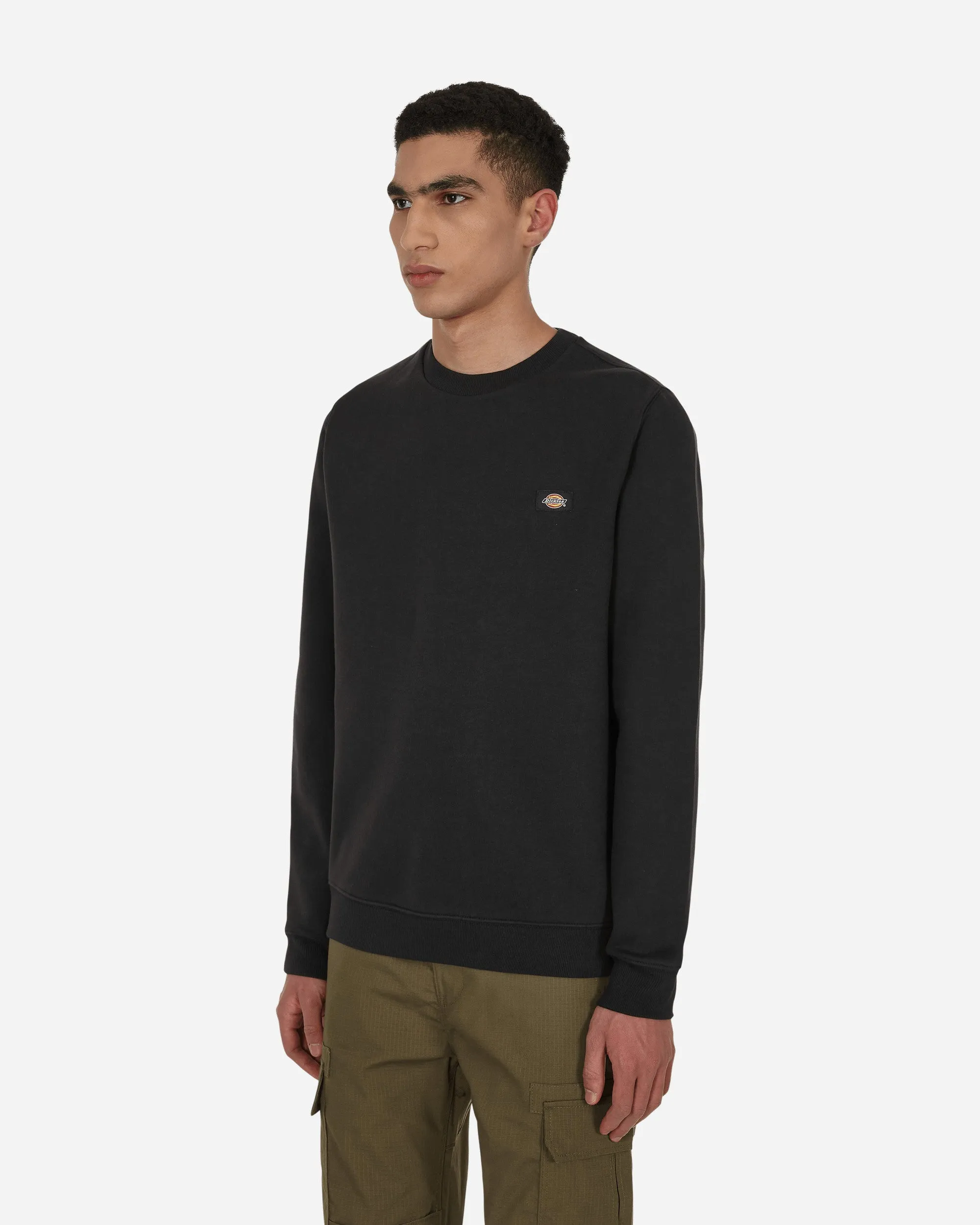 Oakport Crewneck Sweatshirt Black