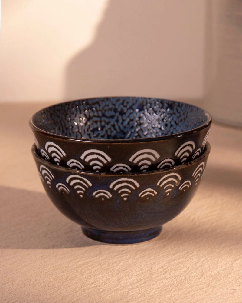 Ocean Arch Ceramic Bowl -Set Of 4