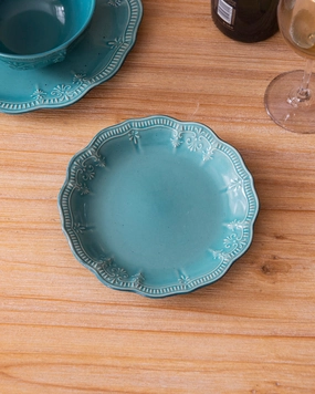Ocean Elegance Quarter Platemodern kitchen decor ,kitchen dinner set ,dinnerware 