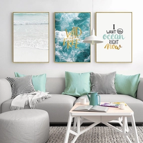 Ocean Wall Art With Framehome decor ,wall decor 