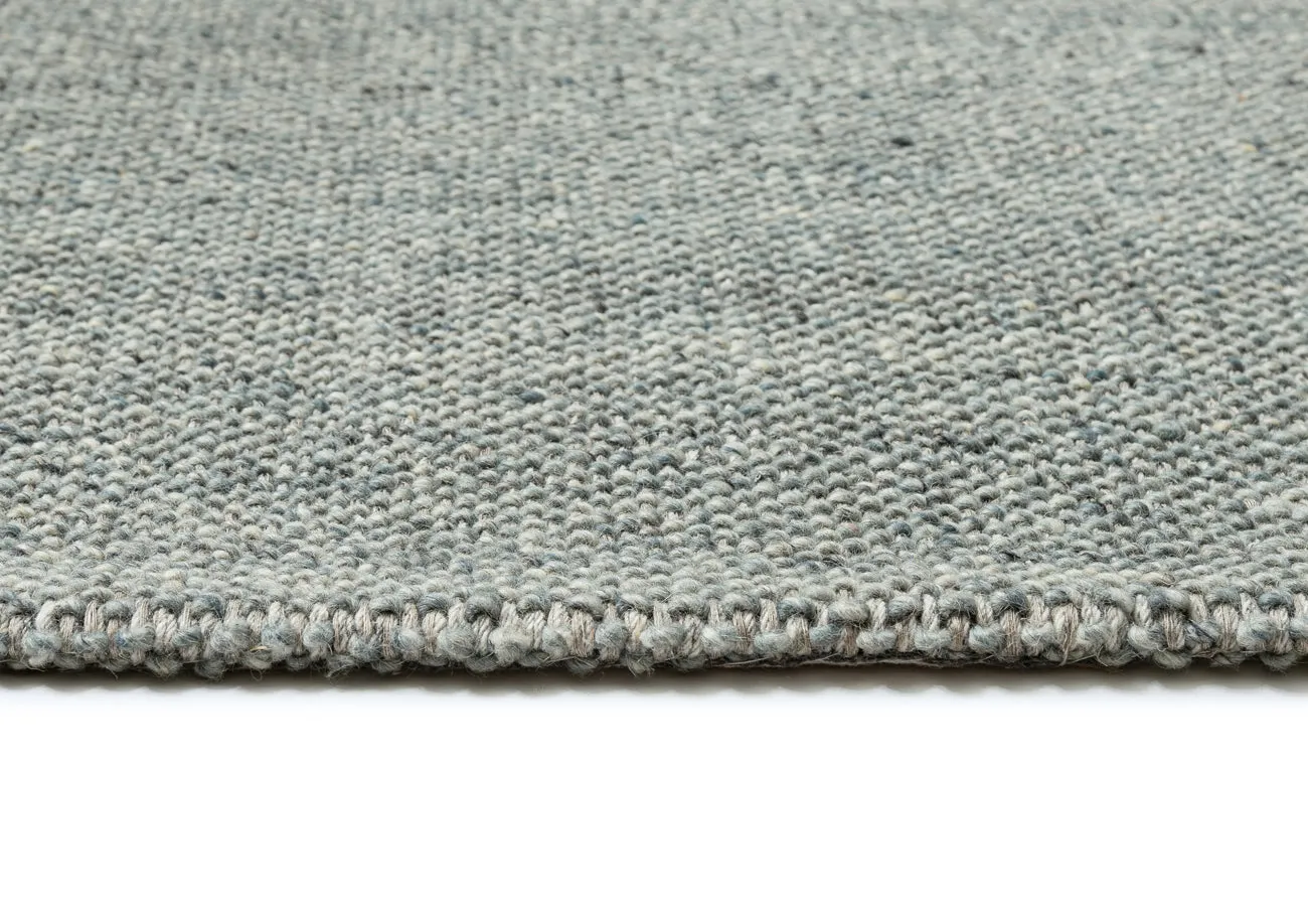 Odielle Blue Handmade Wool Rug