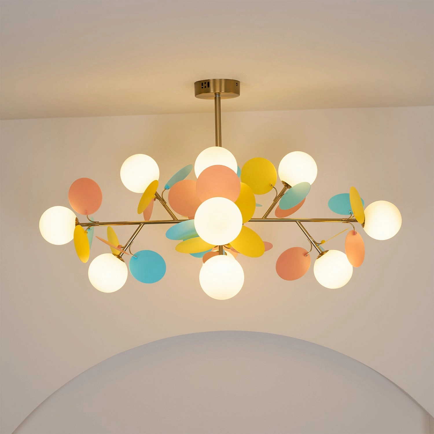 Off White Tree Chandelier