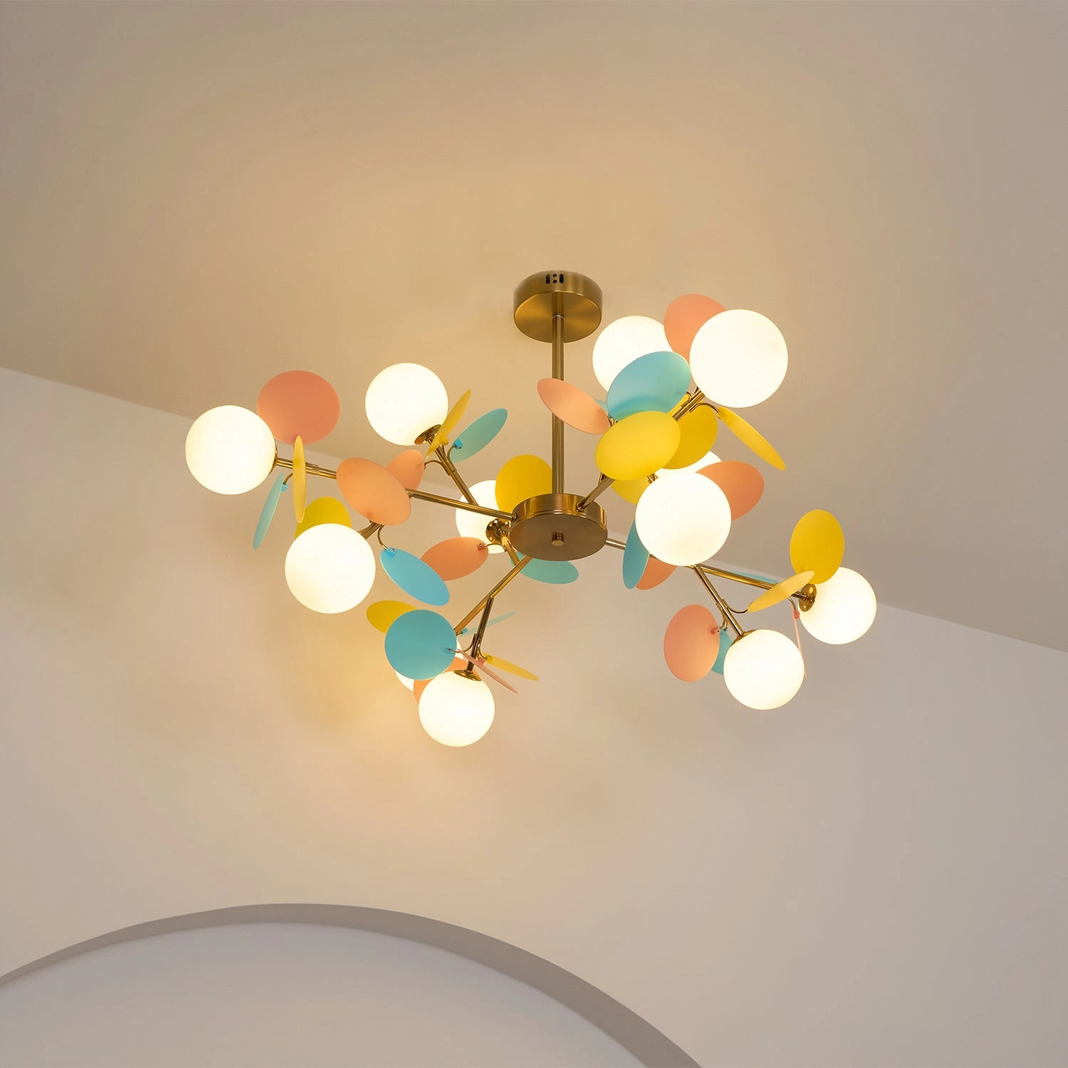 Off White Tree Chandelier