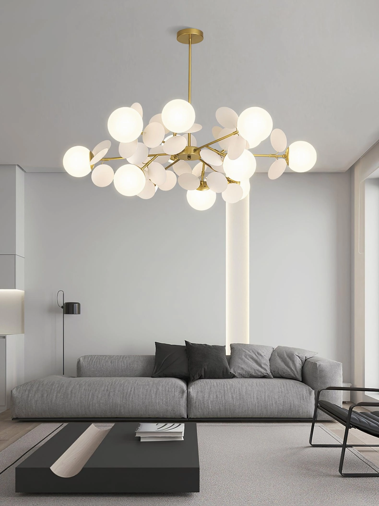 Off White Tree Chandelier