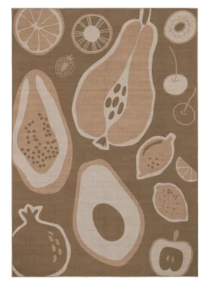 Olwen Brown Graphic Indoor Outdoor Washable Rug *NO RETURNS UNLESS FAULTYmodern color block patchwork rug