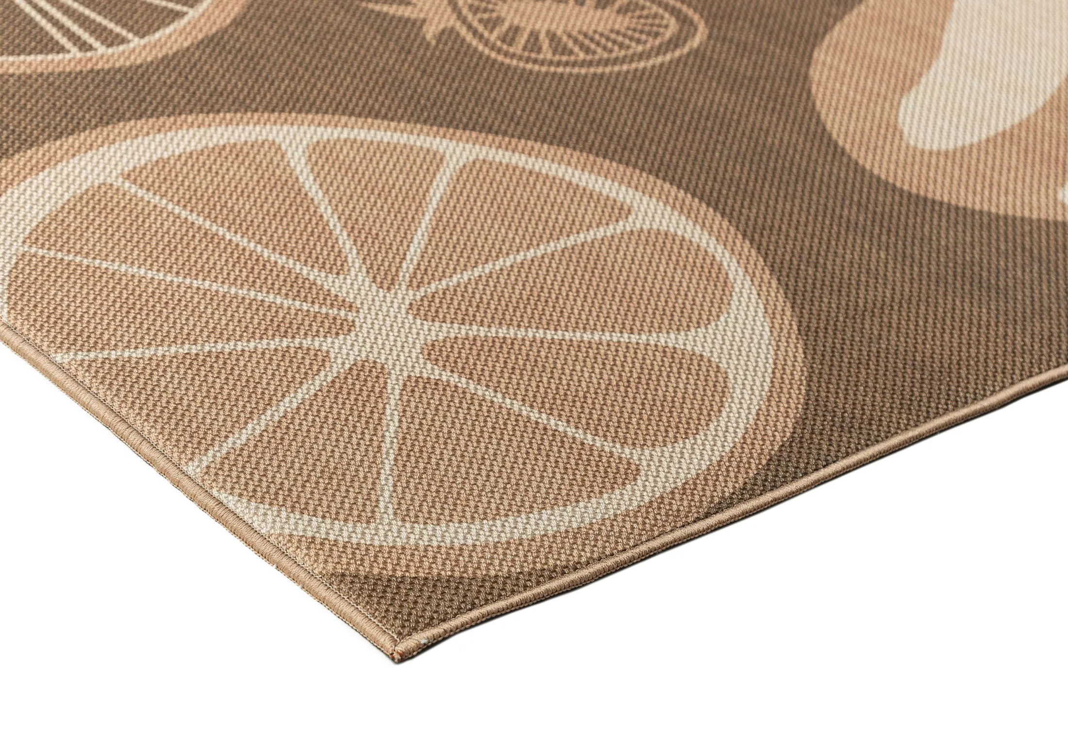 Olwen Brown Graphic Indoor Outdoor Washable Rug *NO RETURNS UNLESS FAULTY