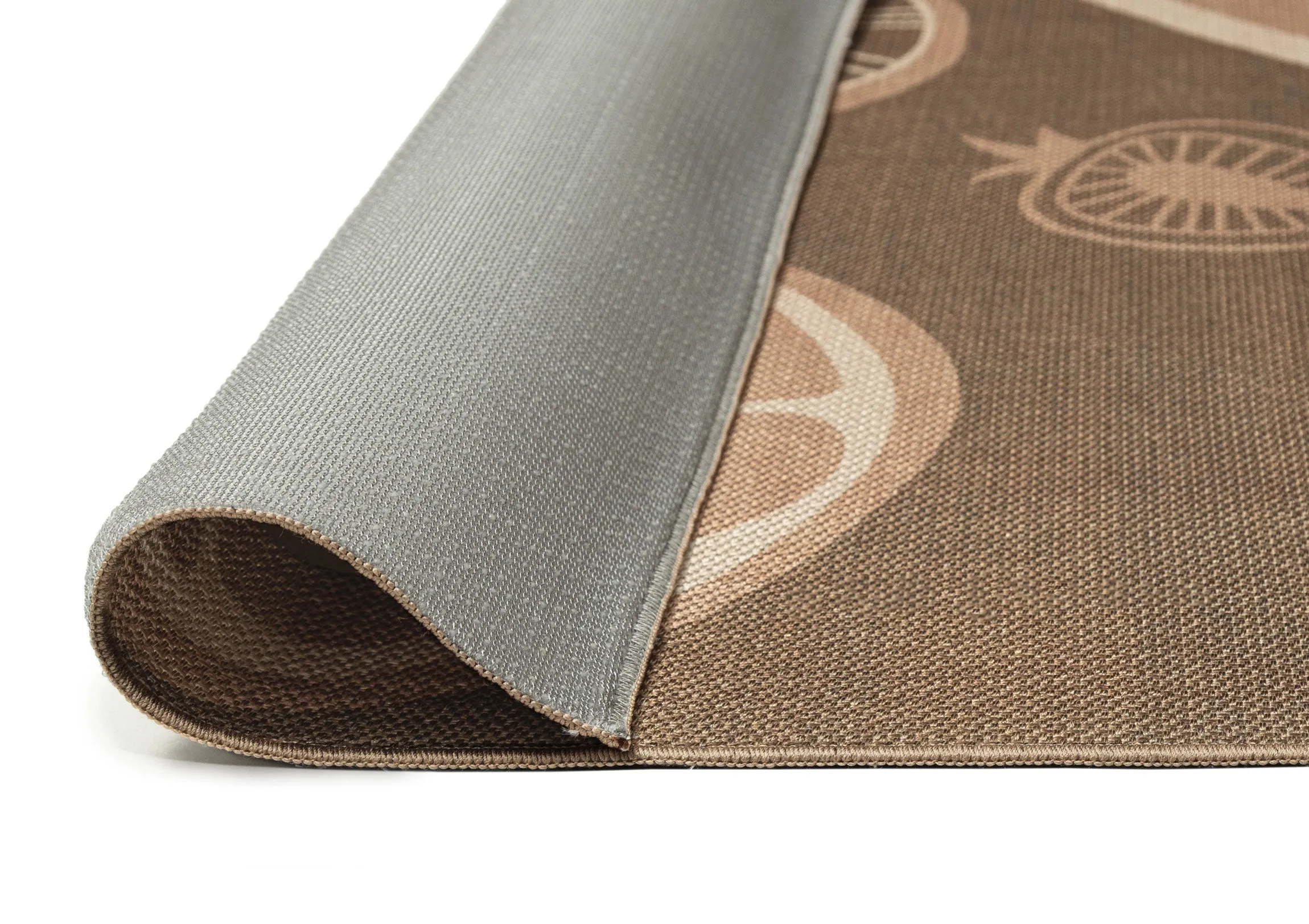 Olwen Brown Graphic Indoor Outdoor Washable Rug *NO RETURNS UNLESS FAULTY