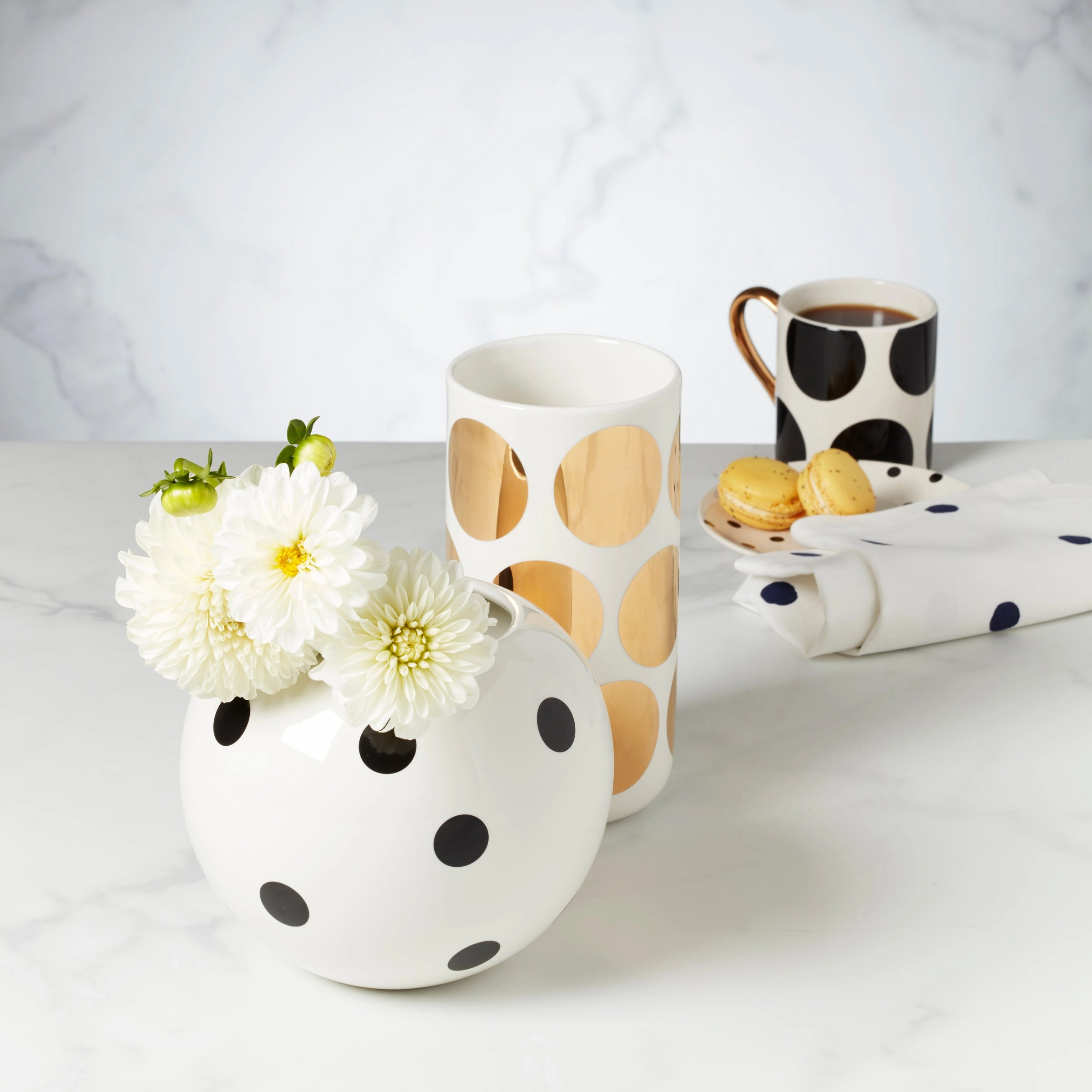 On The Dot Assorted Mugs - Set of 2