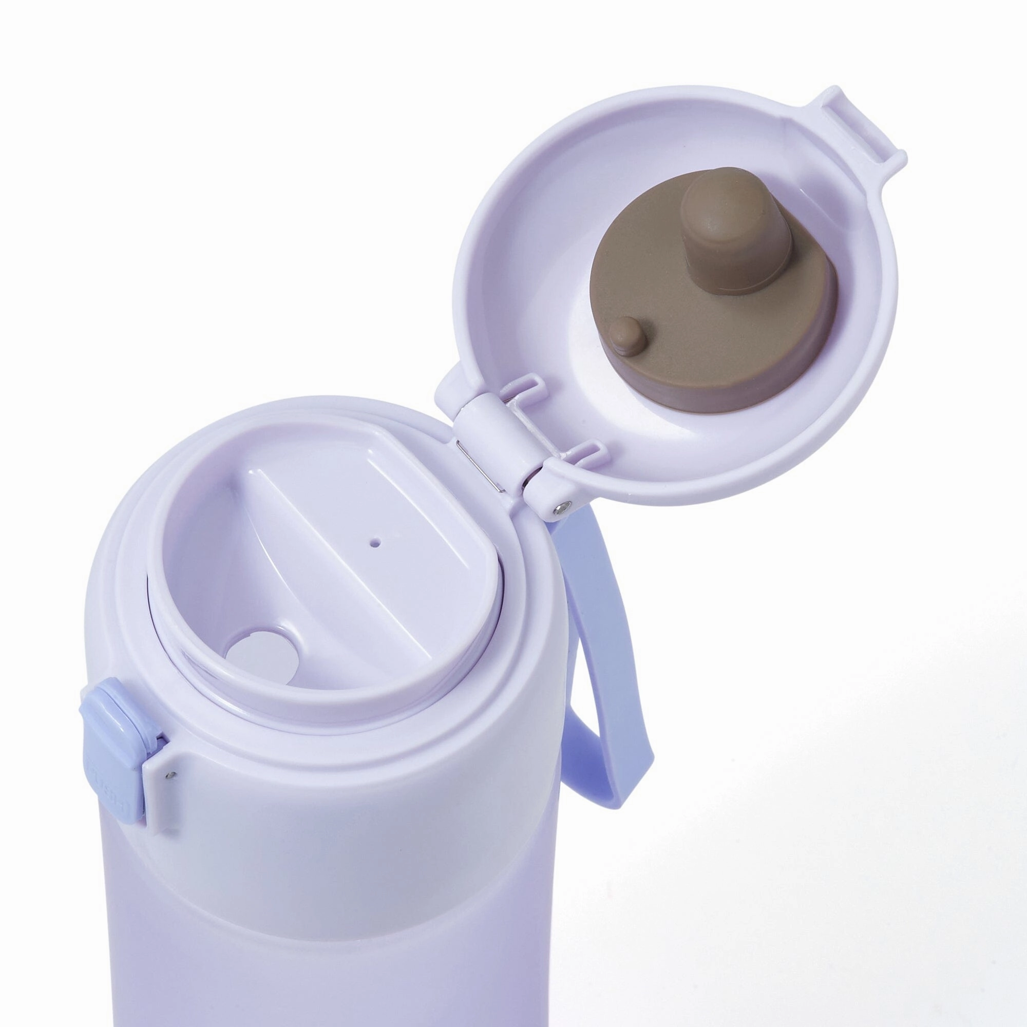 One-Touch Clear Bottle Purple