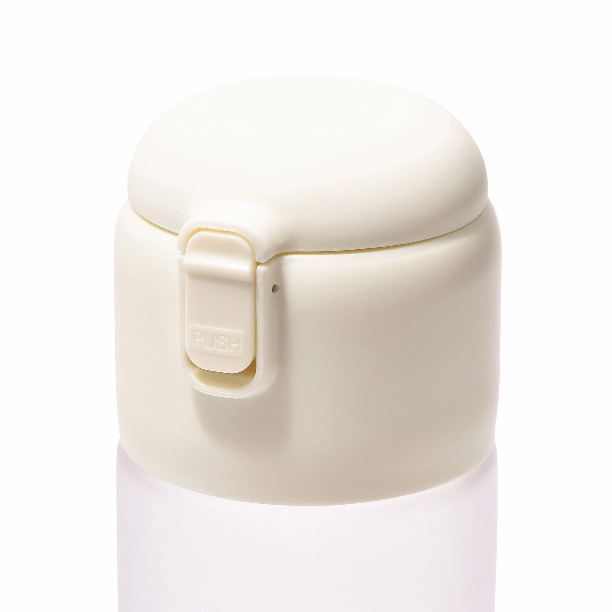 One-Touch Clear Bottle White
