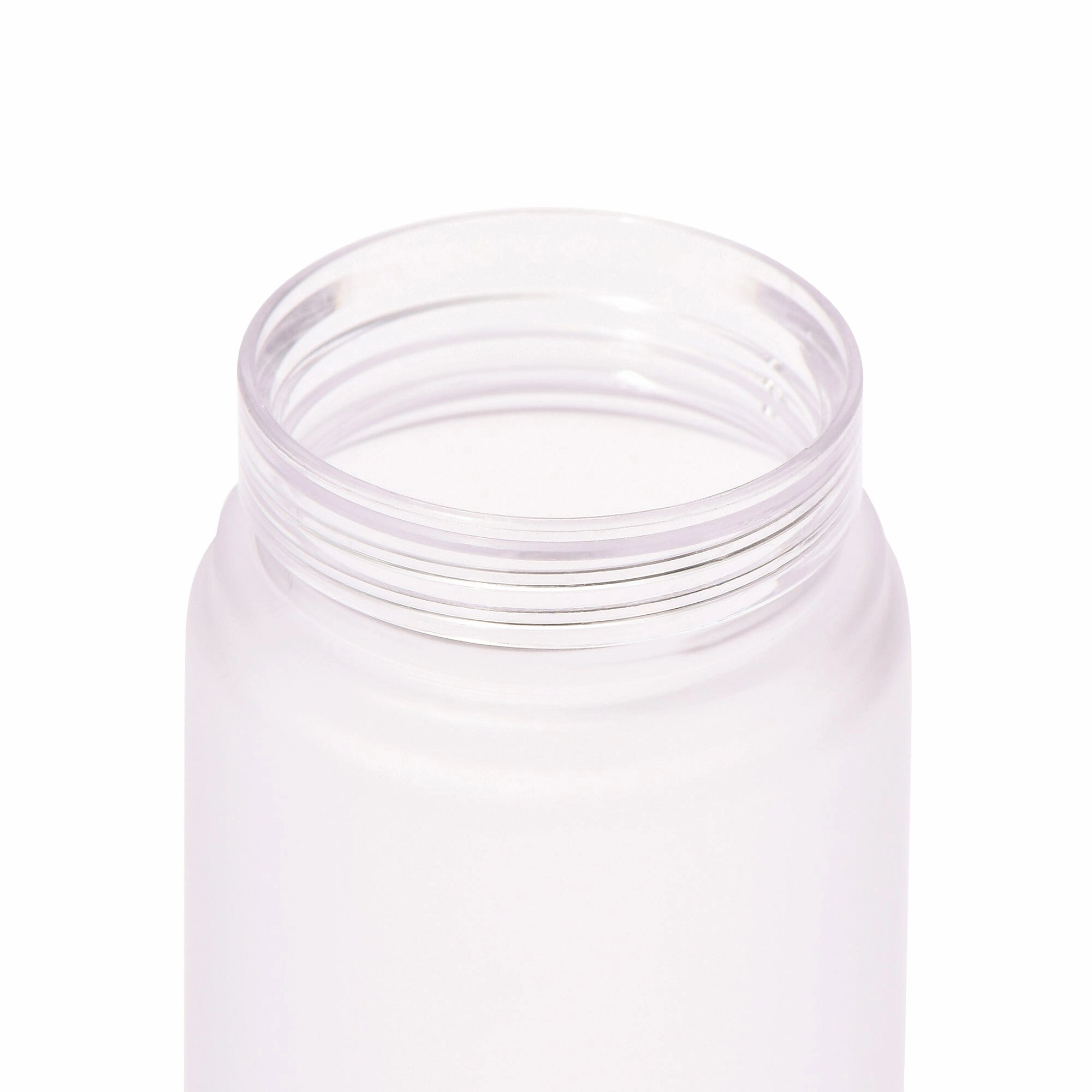 One-Touch Clear Bottle White