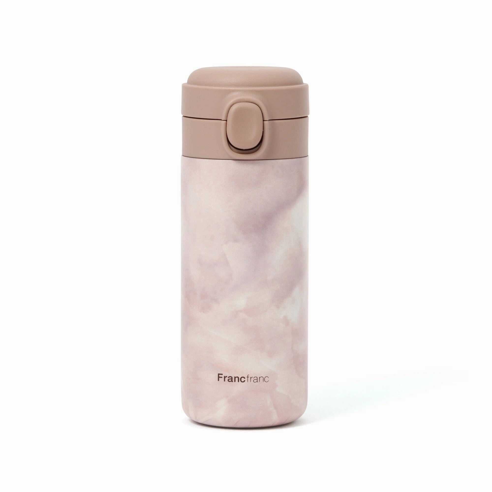 One-Touch Stainless Steel Bottle 350Ml Marble Brownglass cups ,personalized mugs 