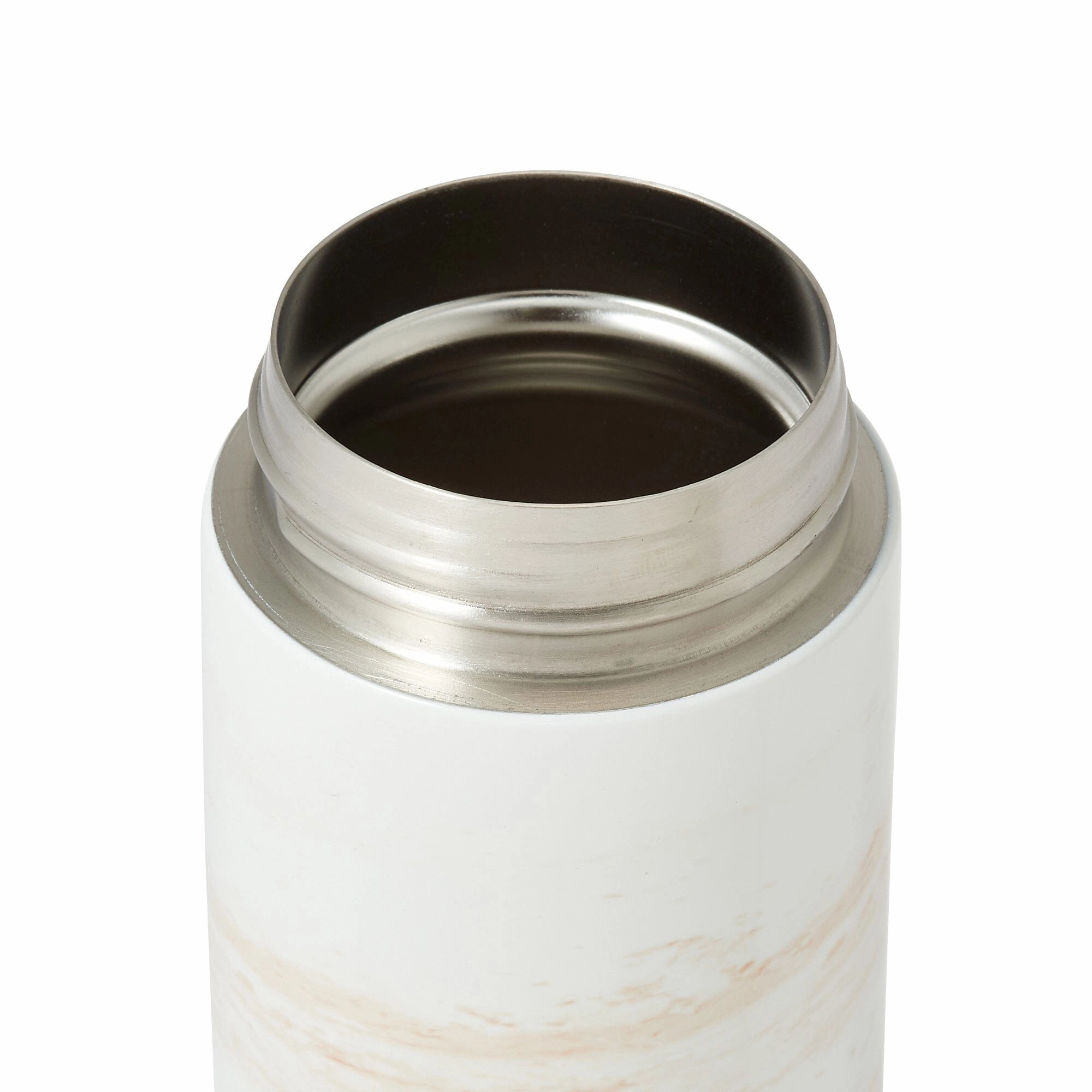 One Touch Stainless Steel Bottle 350Ml Marble