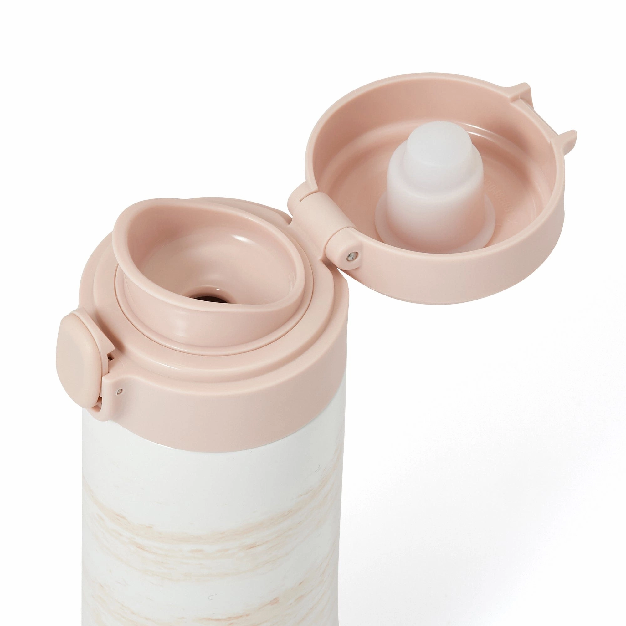 One Touch Stainless Steel Bottle 350Ml Marble
