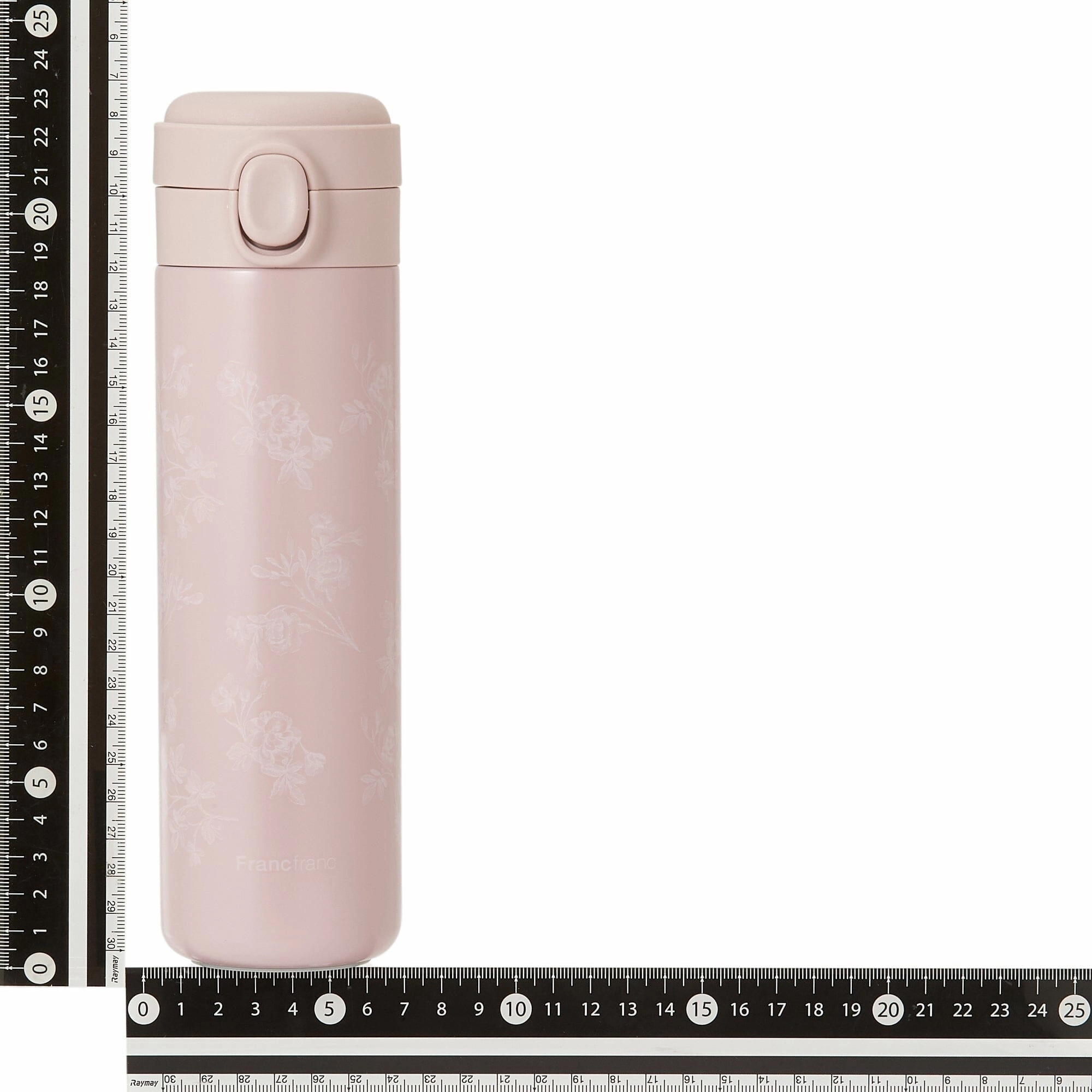 One Touch Stainless Steel Bottle 480Ml Chic Flower