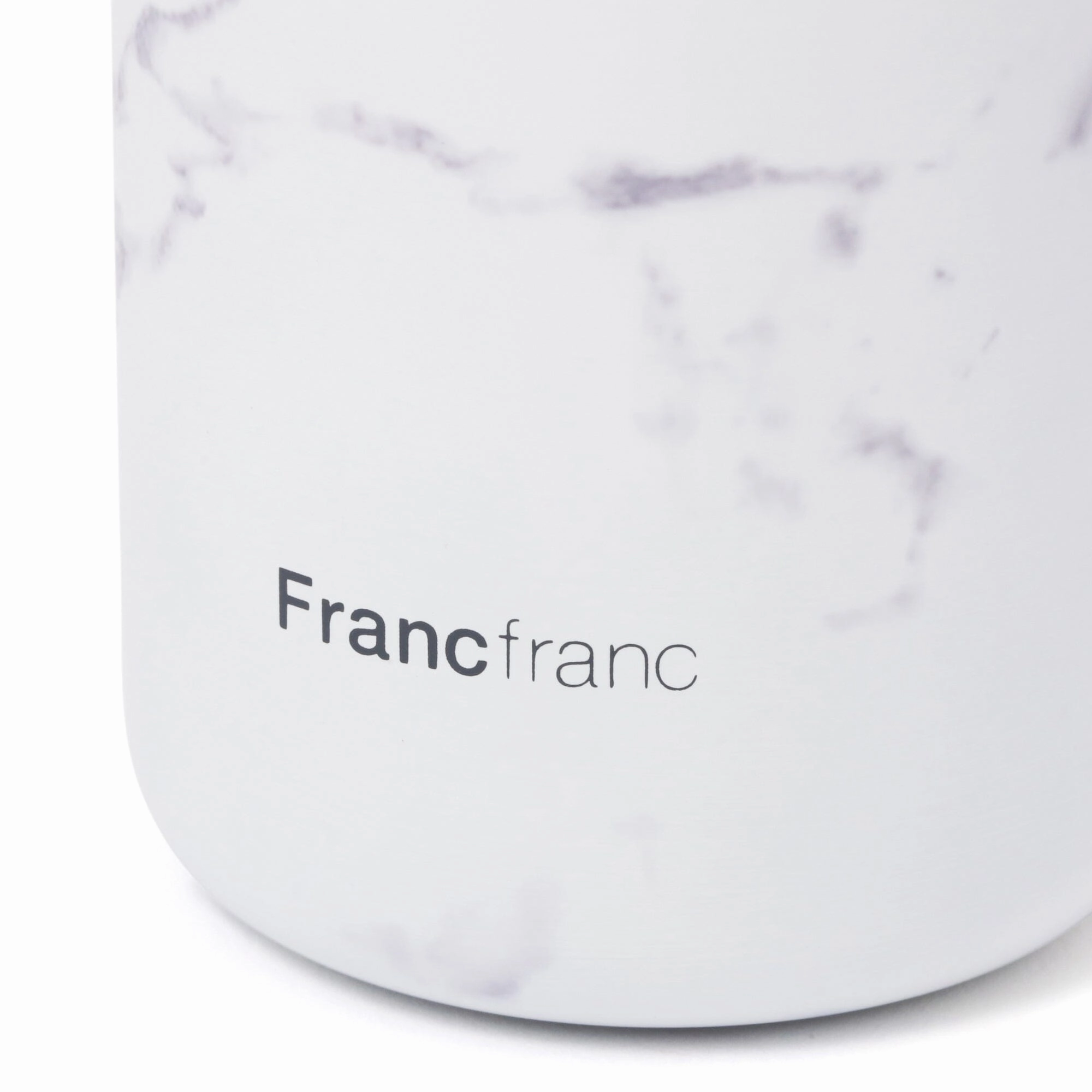 One-Touch Stainless Steel Bottle 480Ml Marble White