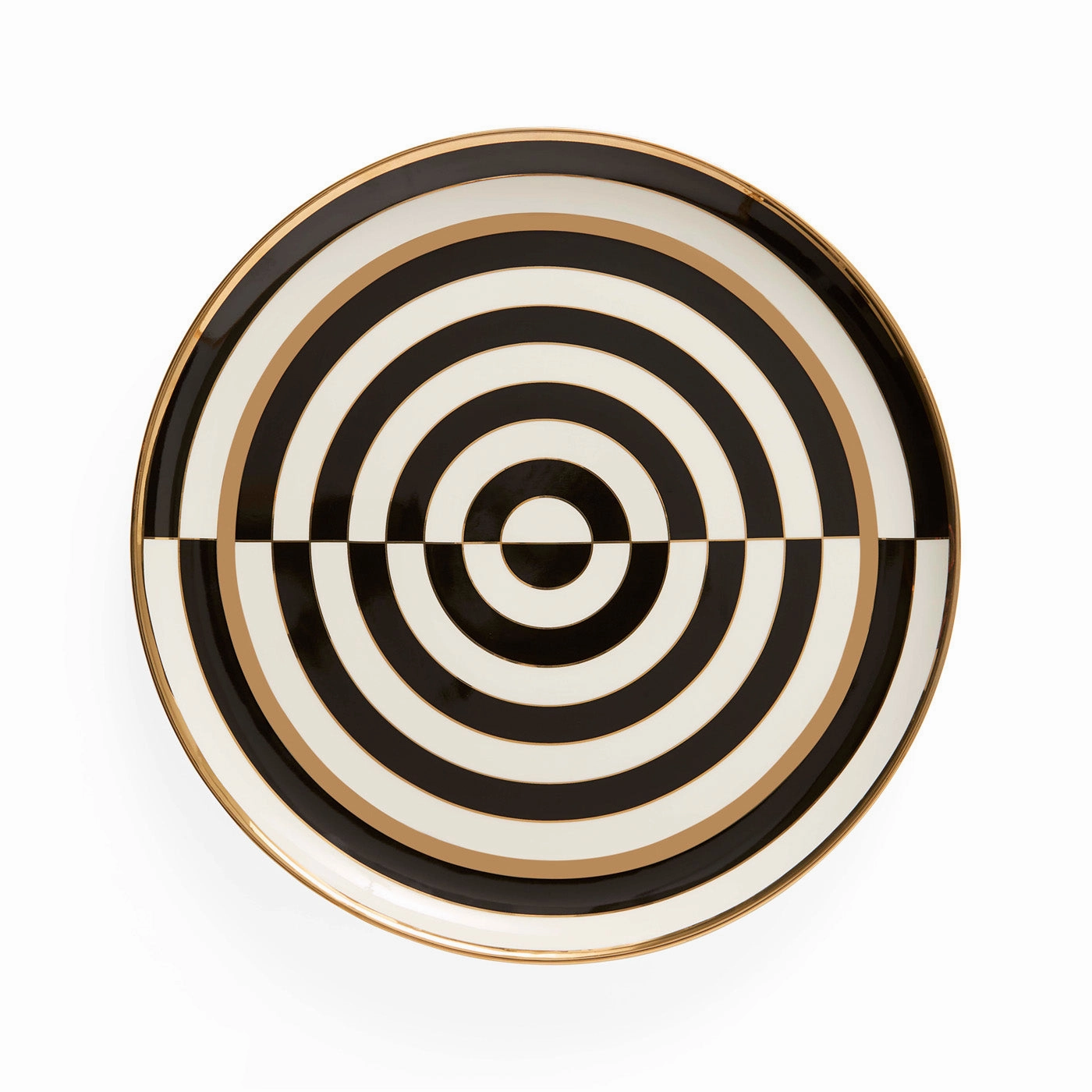 Op Art Round Serving Traymodern kitchen decor ,kitchen dinner set ,dinnerware 