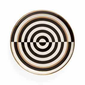 Op Art Round Serving Traymodern kitchen decor ,kitchen dinner set ,dinnerware 